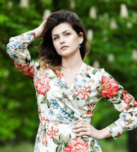 Zomerjurken met bloemenprint styling blogimage