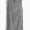 H & M - Shift-jurk - Zwart/Dogtoothdessin
