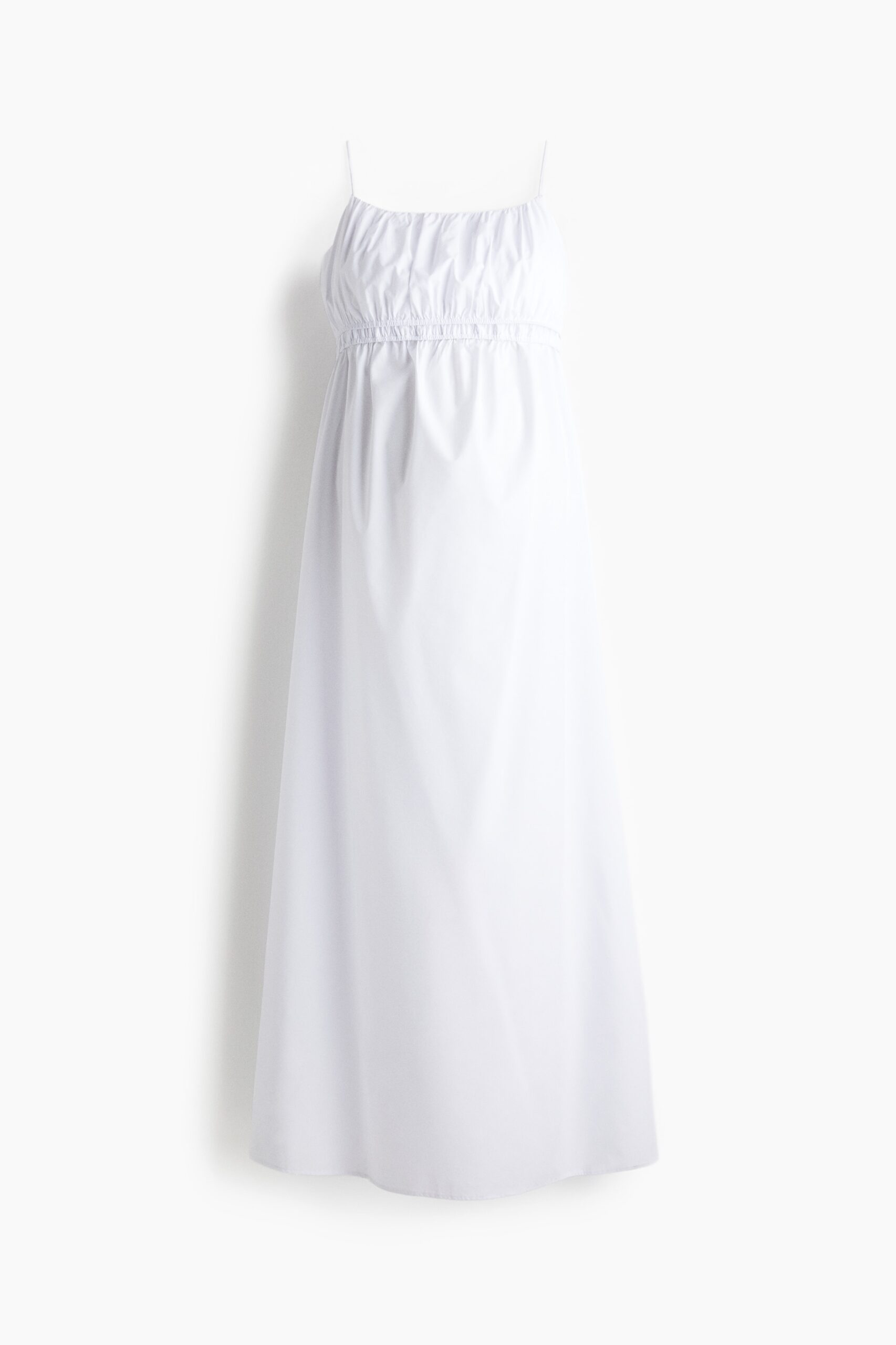 H & M - MAMA Strappy jurk van popeline - Wit H & M - MAMA Strappy jurk van popeline - Wit