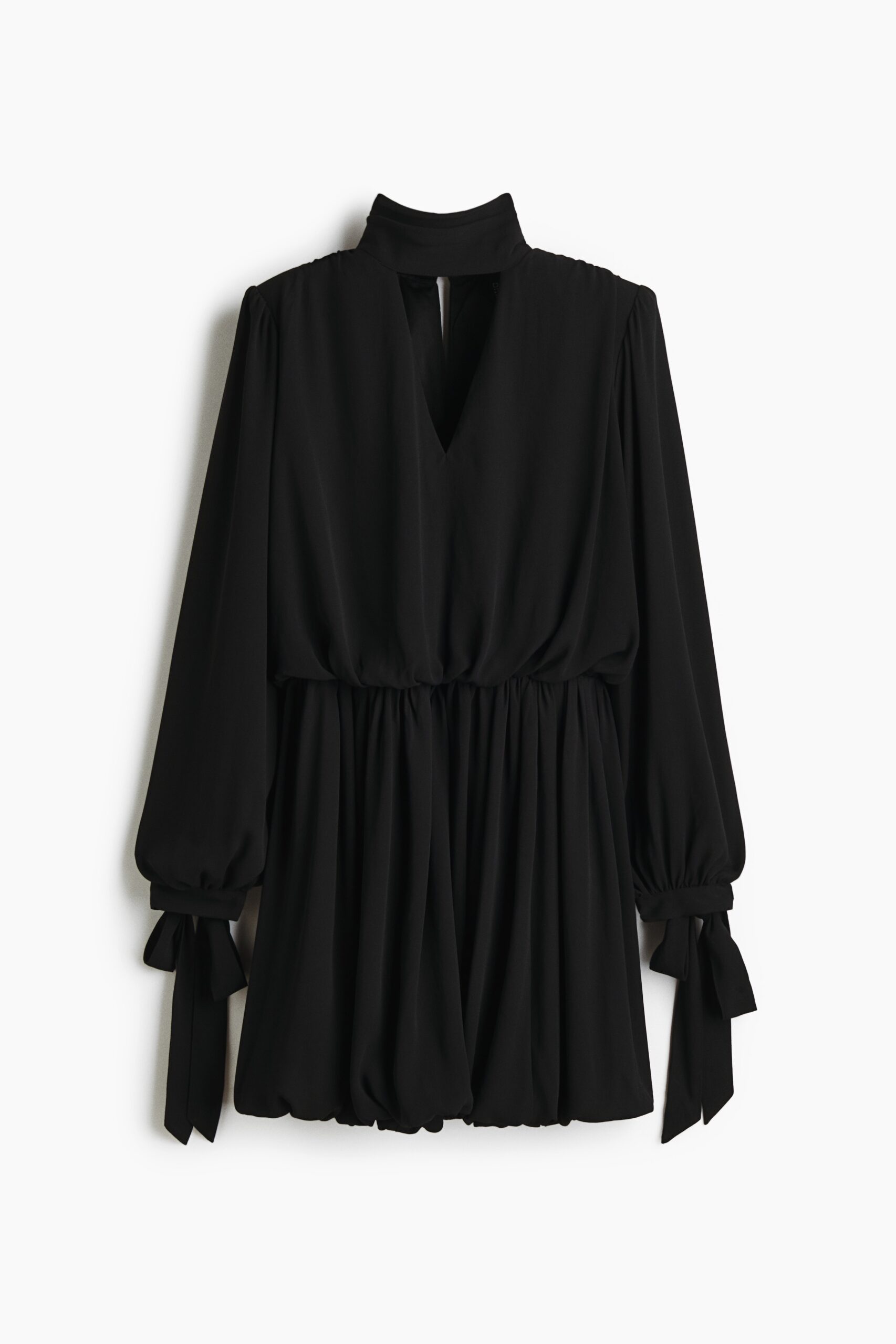 H & M - Jurk met strik - Zwart H & M - Jurk met strik - Zwart