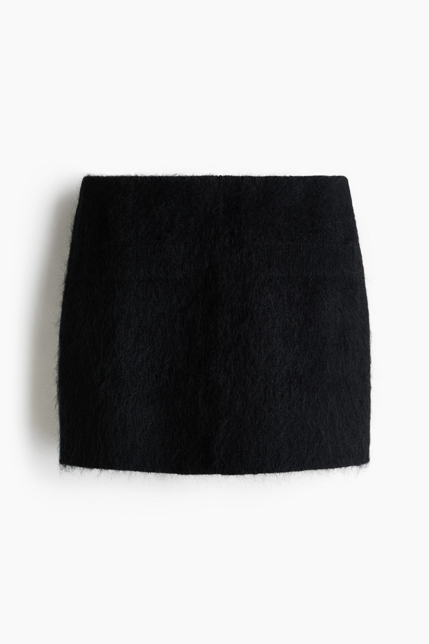 H & M - Rok van mohairmix - Zwart