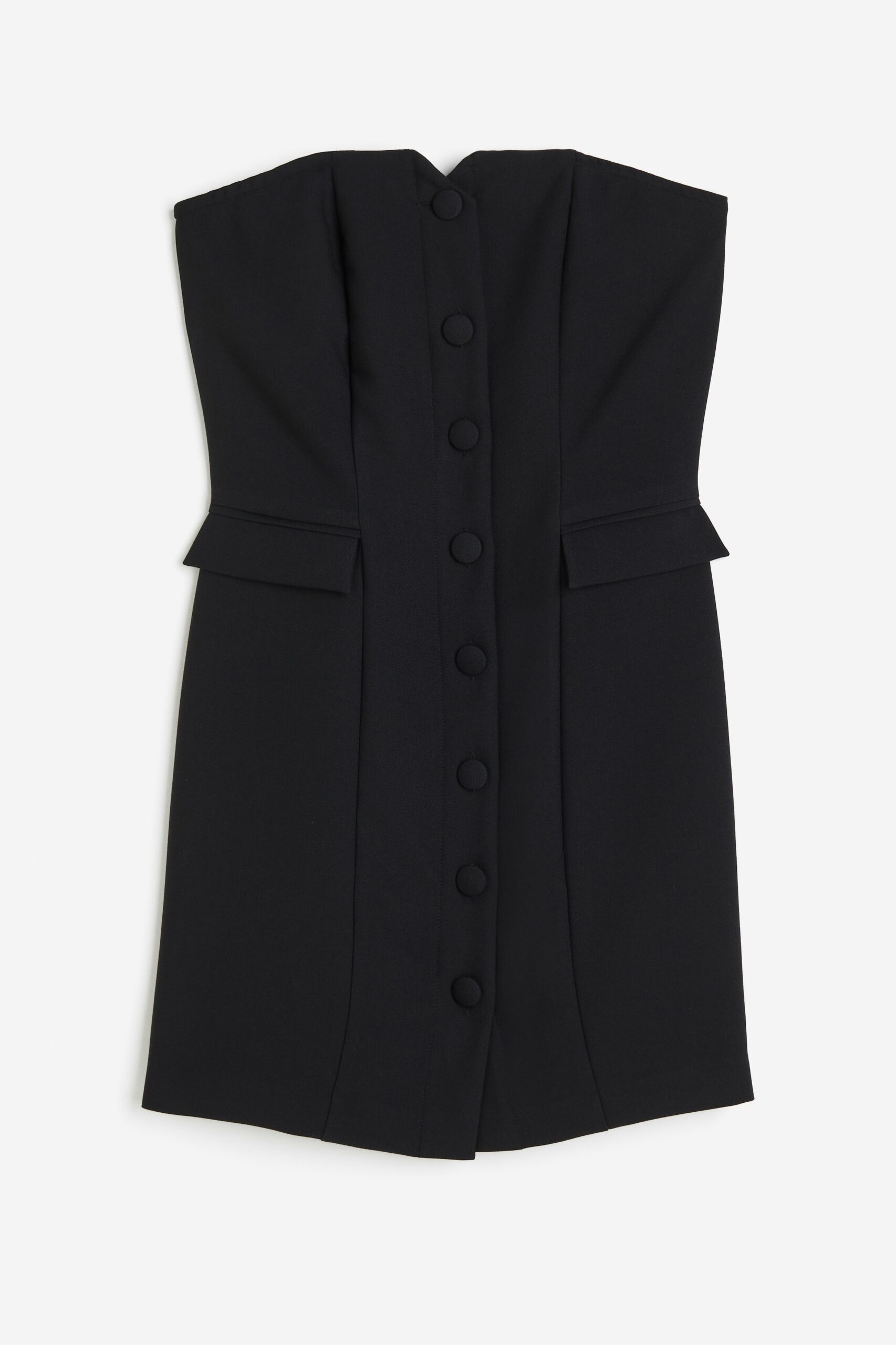 H & M - Bandeaujurk - Zwart H & M - Bandeaujurk - Zwart