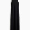 H & M - Mouwloze tricot jurk - Zwart