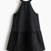 H & M - Jacquardgeweven jurk - Zwart
