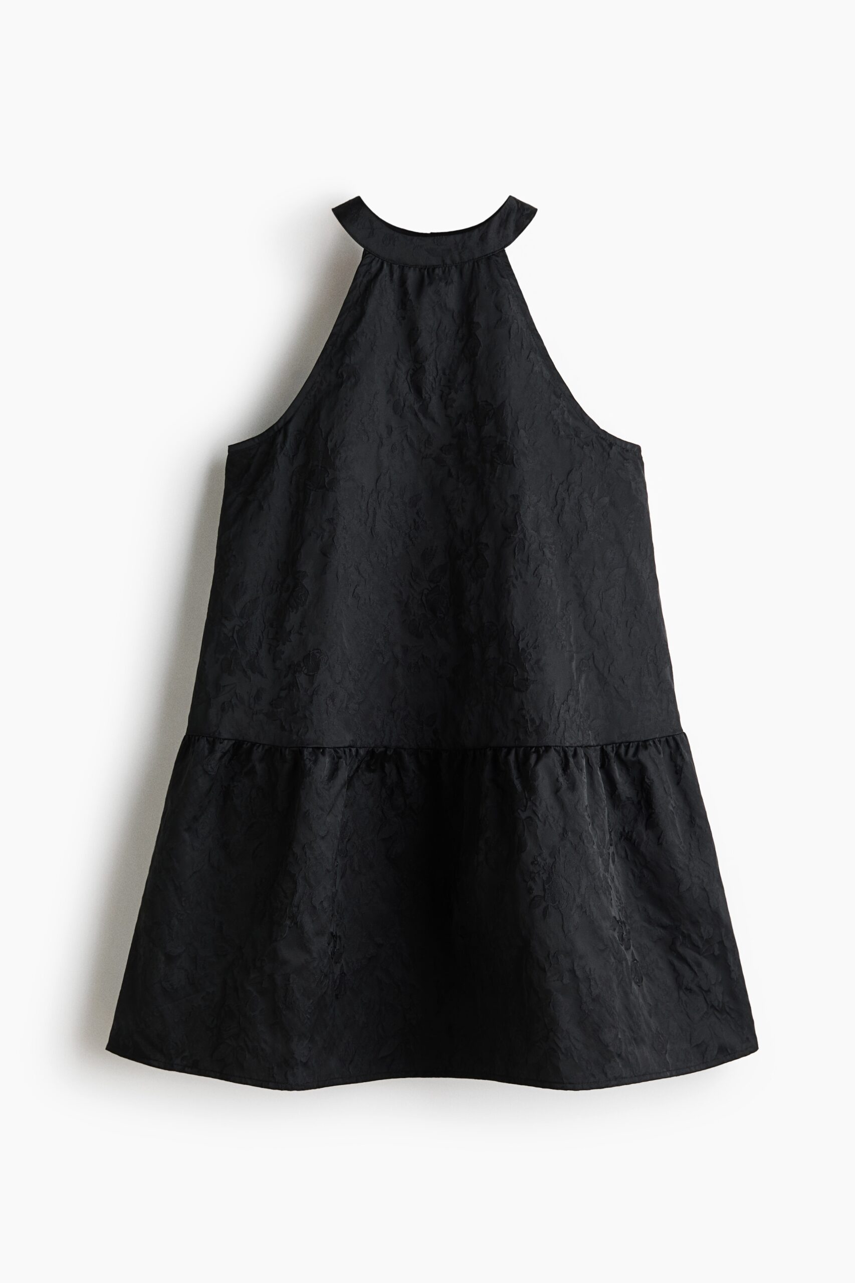 H & M - Jacquardgeweven jurk - Zwart