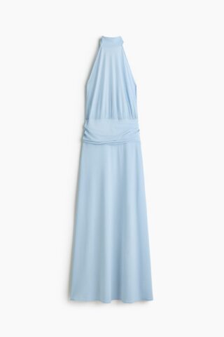 H & M - Lange halterjurk - Lichtblauw