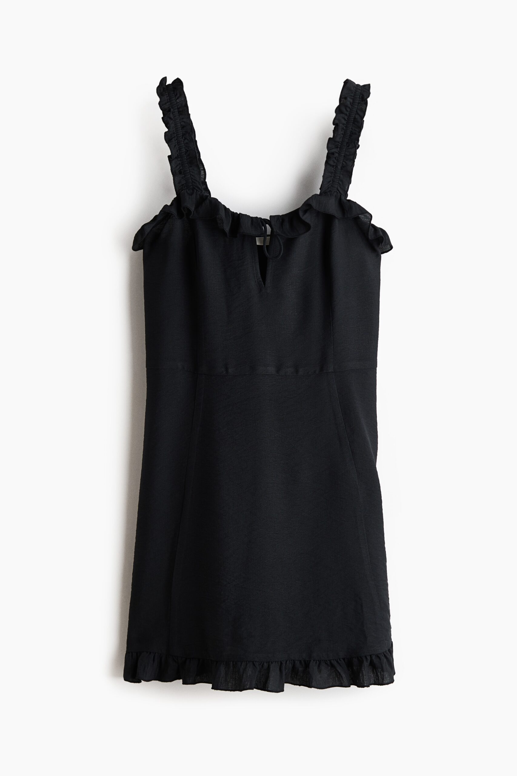 H & M - Jurk met ruches - Zwart H & M - Jurk met ruches - Zwart