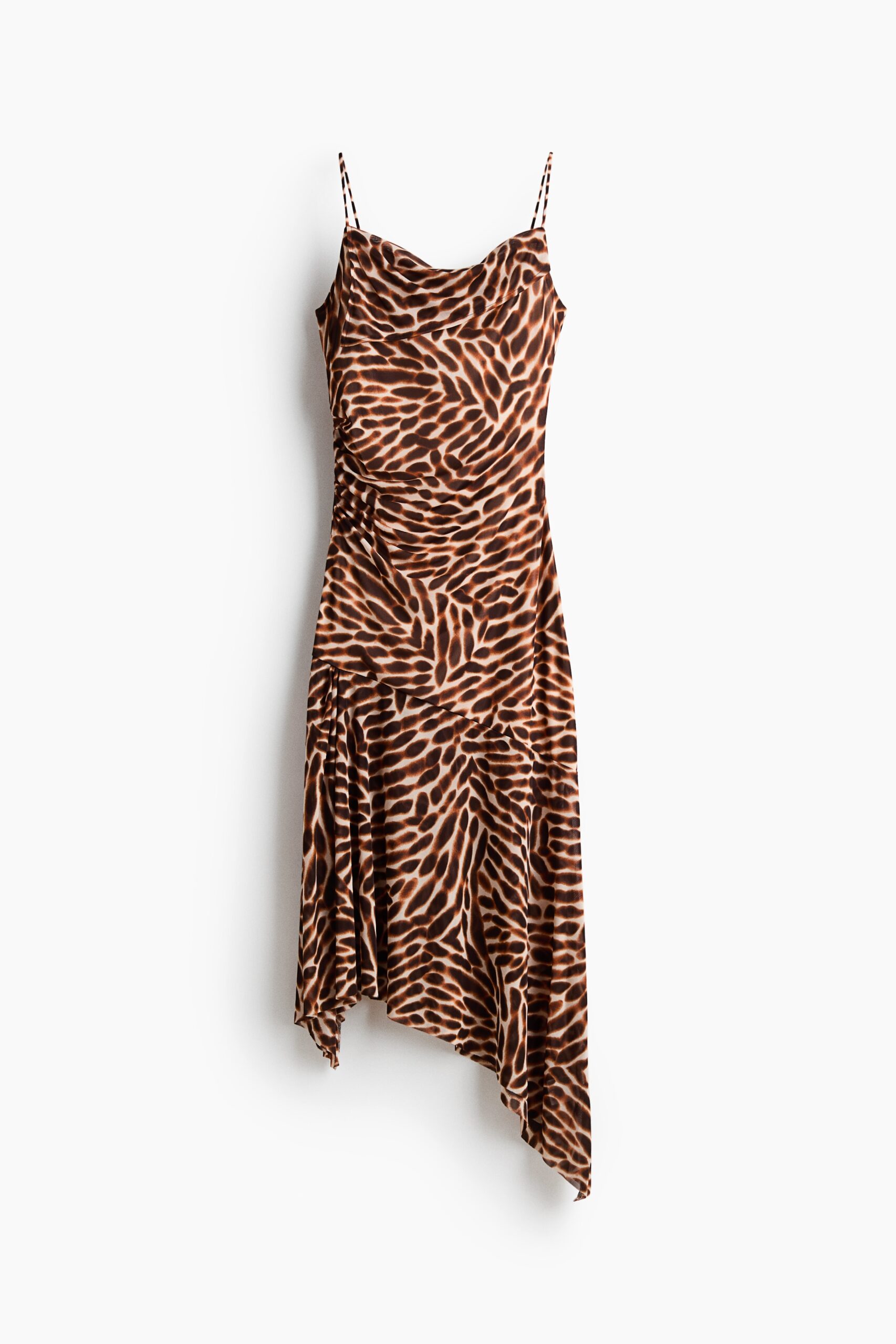 H & M - Asymmetrische strappy jurk - Beige/Dessin H & M - Asymmetrische strappy jurk - Beige/Dessin