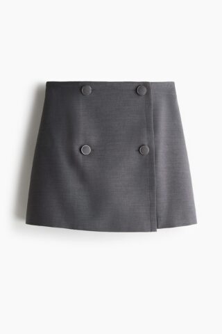 H & M - Overslagrok - Grijs