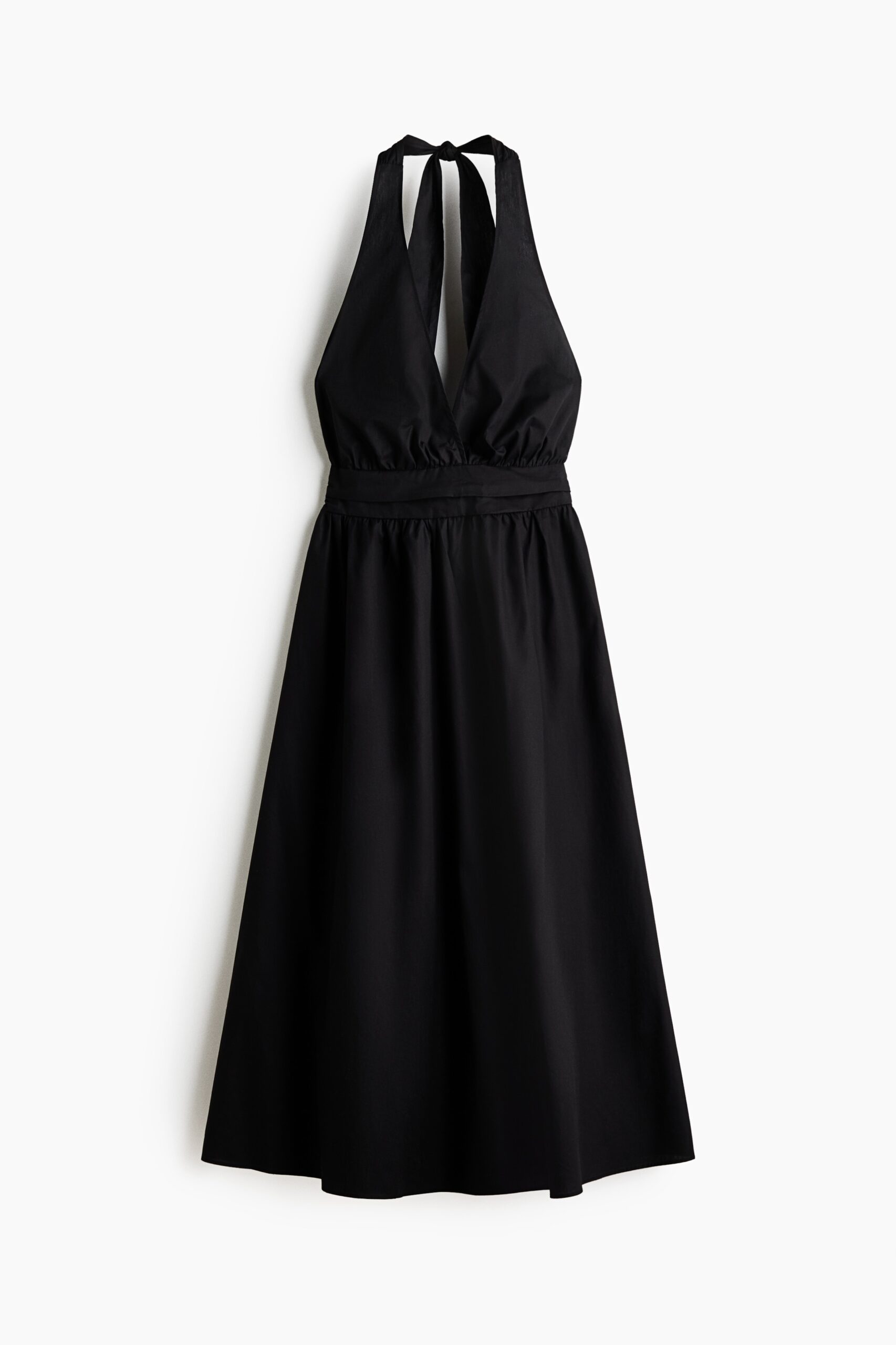 H & M - Katoenen halterjurk - Zwart H & M - Katoenen halterjurk - Zwart
