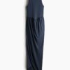 H & M - Maxi-jurk met tulprok - Marineblauw