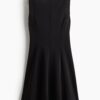 H & M - Tricot low-backjurk - Zwart