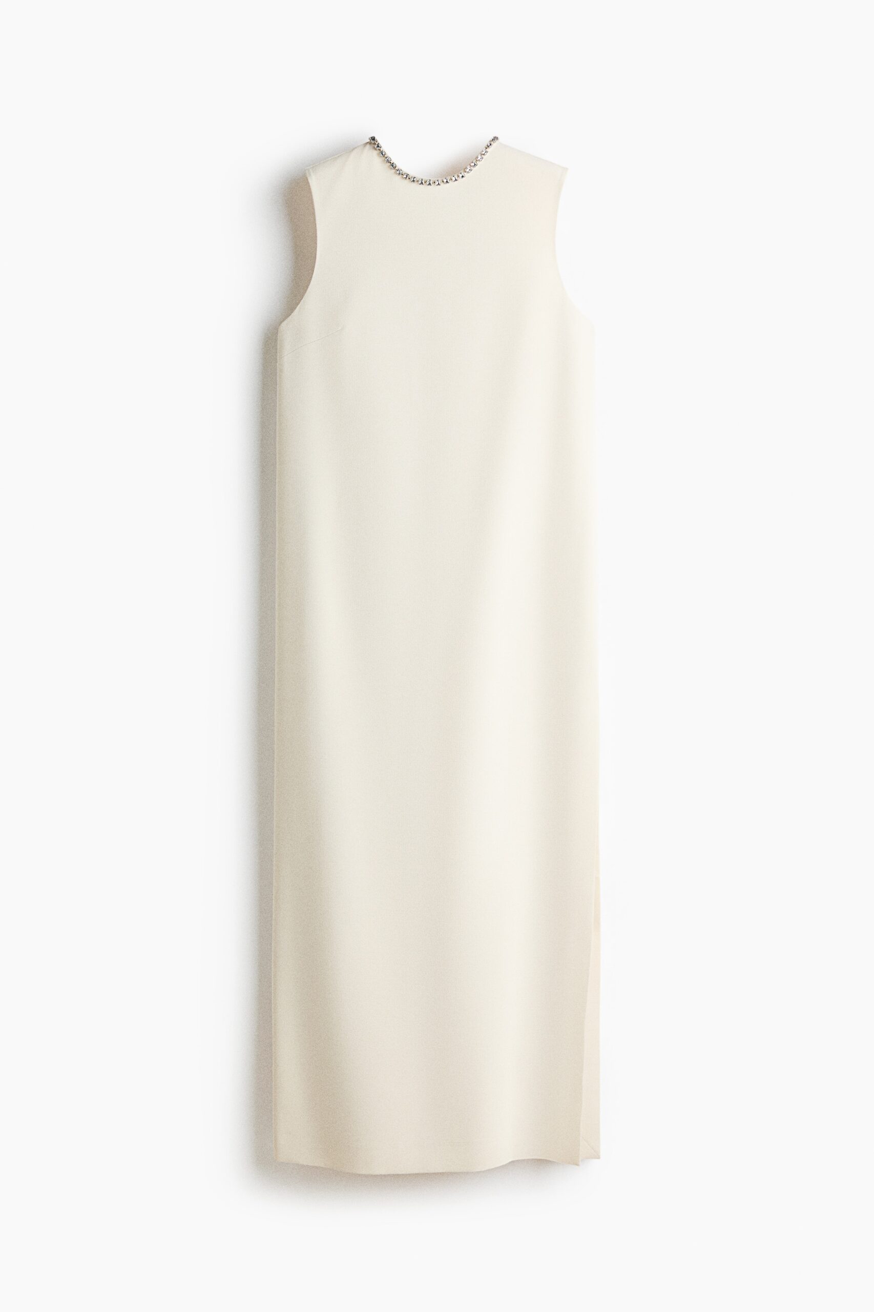 H & M - Jurk met stras - Roomwit H & M - Jurk met stras - Roomwit