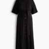 H & M - MAMA Before & After Overhemdjurk - Zwart