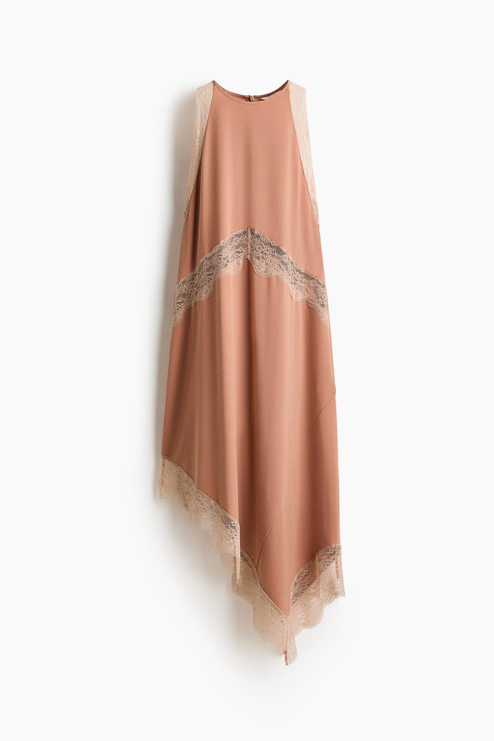 H & M - Jurk met kant - Beige H & M - Jurk met kant - Beige