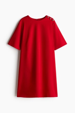 H & M - A-linejurk - Rood