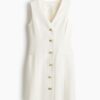 H & M - Giletjurk - Roomwit