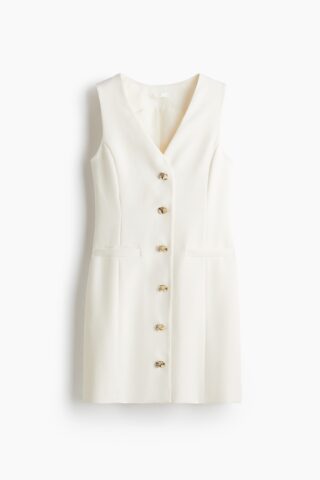 H & M - Giletjurk - Roomwit