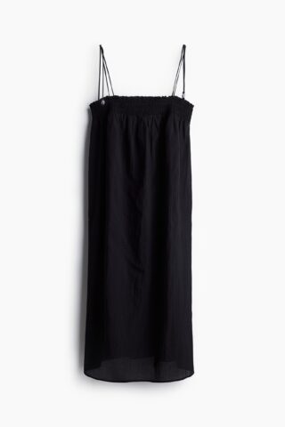 H & M - Strandjurk met strikbandjes - Zwart