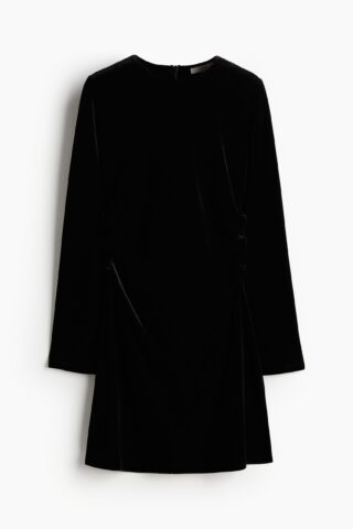 H & M - Nauwsluitende tricot jurk - Zwart