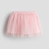 H & M - Glitterende tulen rok - Lichtroze
