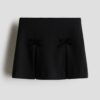 H & M - Rok met strikjes - Zwart