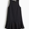 H & M - A-linejurk - Zwart
