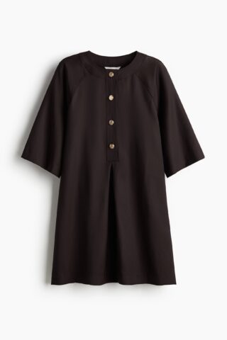 H & M - Shift-jurk - Donkerbruin