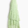 H & M - Kanten halterjurk - Lichtgroen