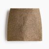 H & M - Metallic rok - Goudkleurig