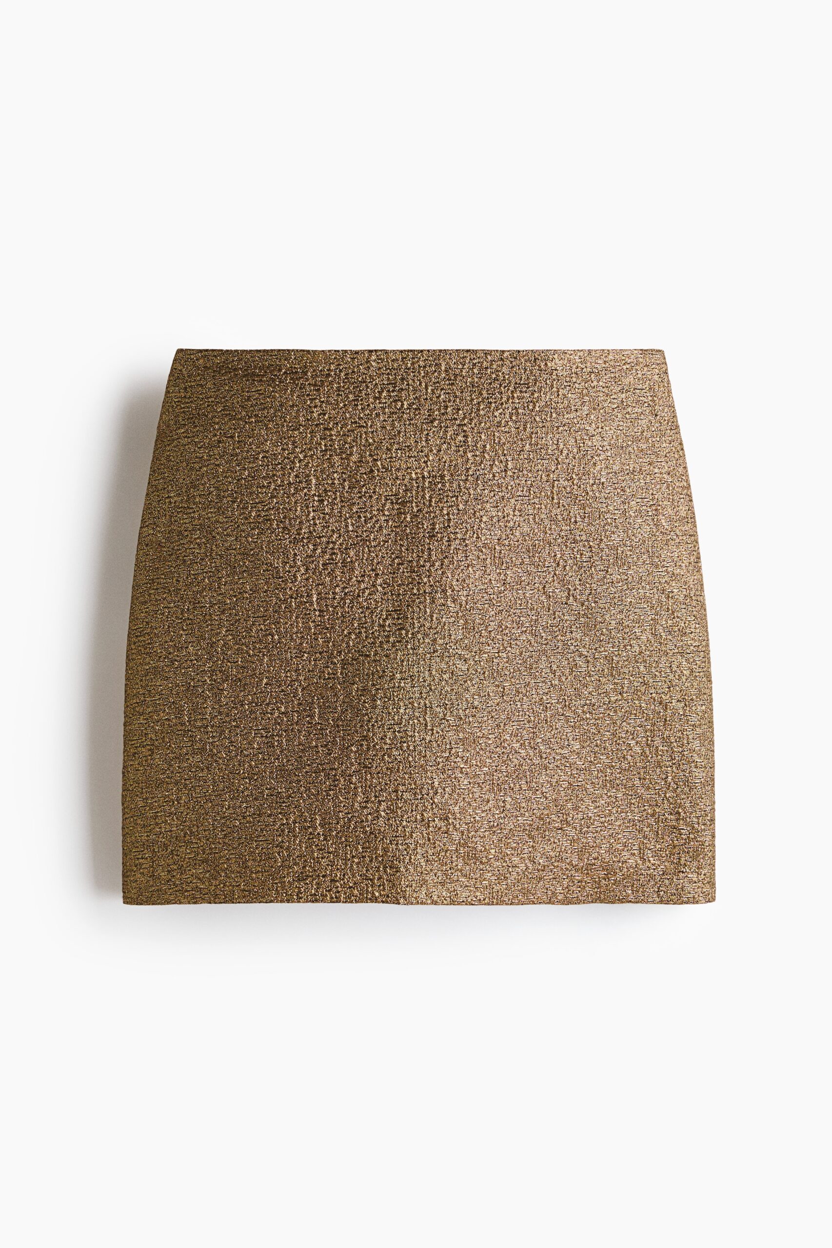 H & M - Metallic rok - Goudkleurig