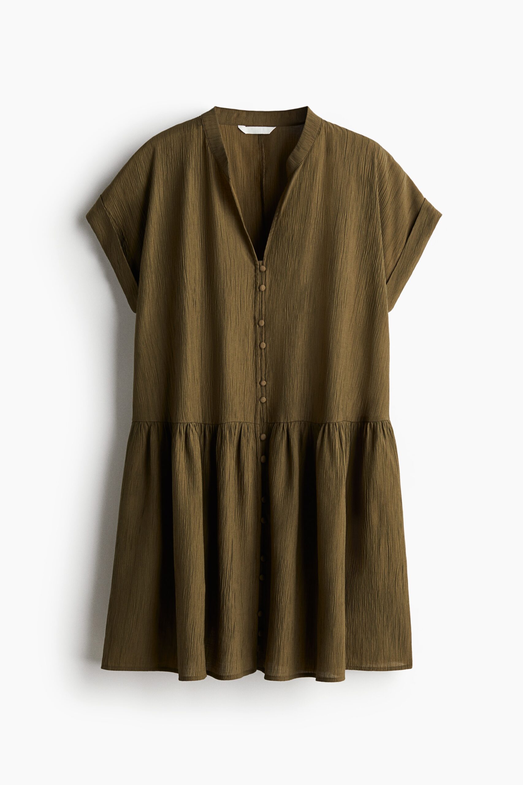 H & M - Tuniekjurk - Donker Kakigroen H & M - Tuniekjurk - Donker Kakigroen