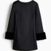 H & M - Open-backjurk - Zwart