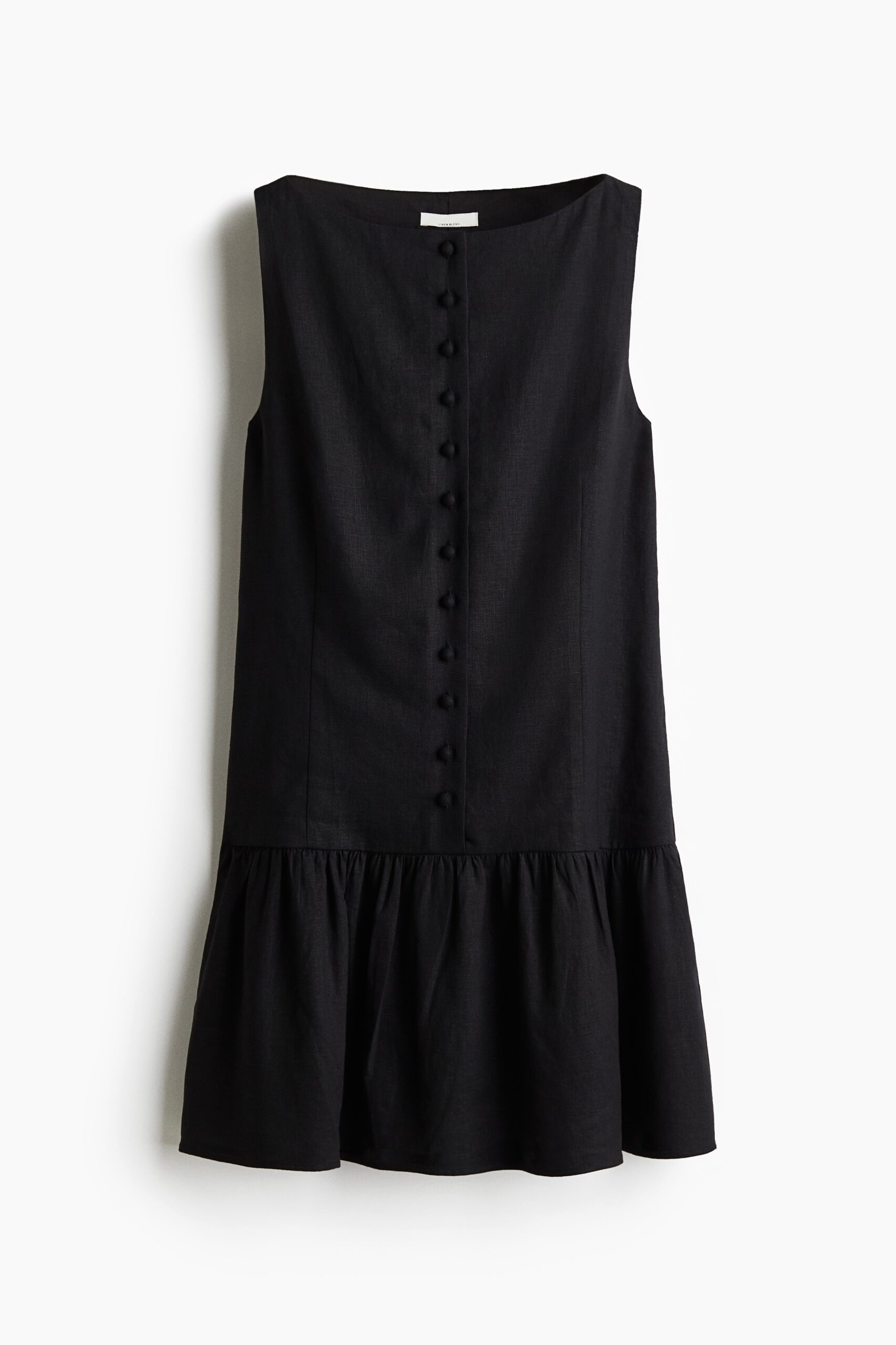 H & M - Jurk van linnenmix - Zwart H & M - Jurk van linnenmix - Zwart