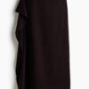 H & M - Midirok met volant - Donkerbruin