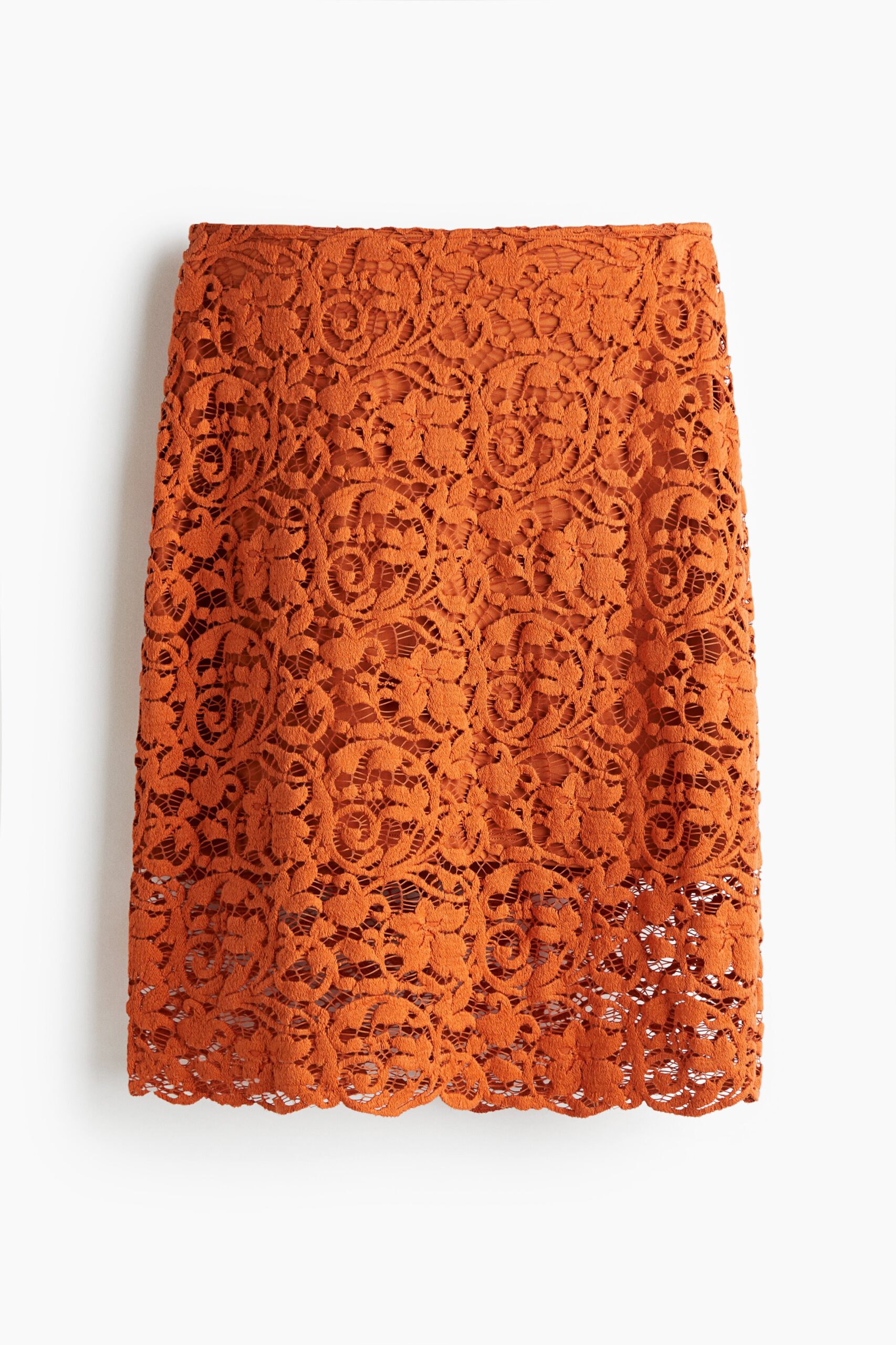 H & M - Kanten rok - Oranje