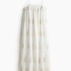 H & M - Strappy jurk met broderie anglaise - Wit