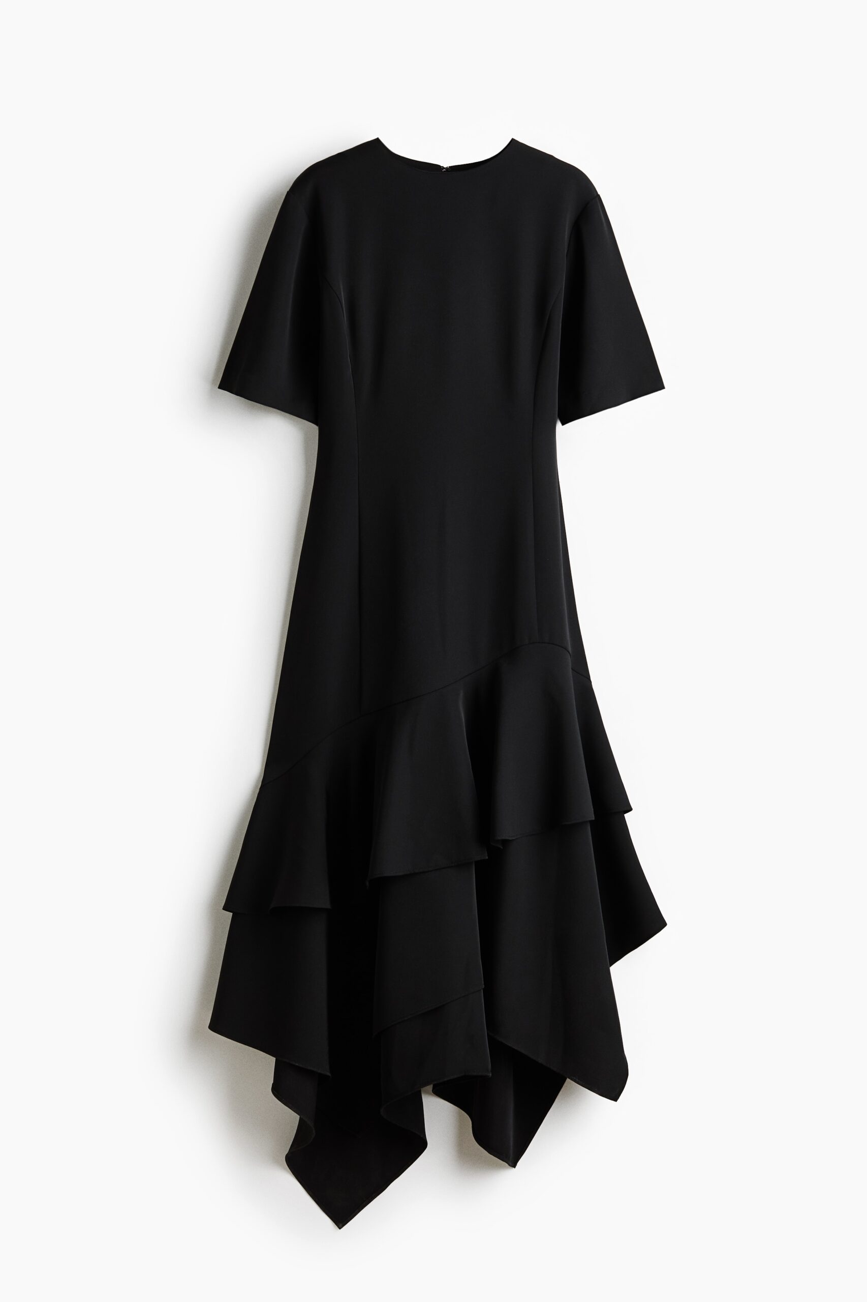 H & M - Asymmetrische jurk - Zwart