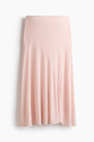 H & M - Halflange A-linerok - Lichtroze