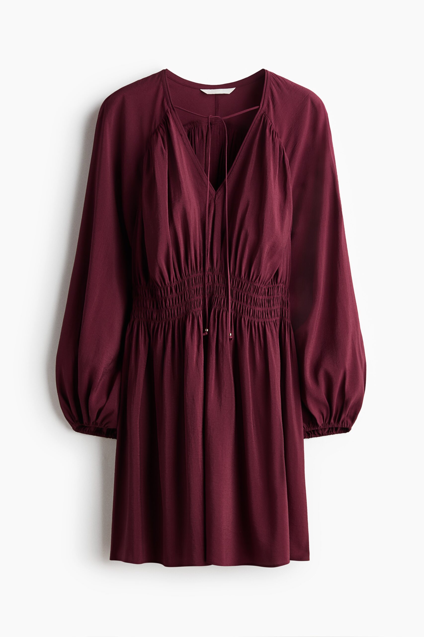 H & M - Oversized tuniekjurk - Donkerrood H & M - Oversized tuniekjurk - Donkerrood