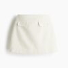 H & M - Bouclé rok - Roomwit