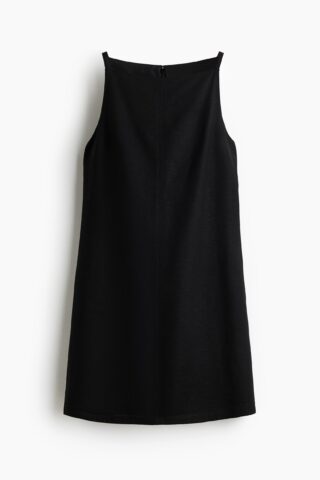 H & M - Strappy jurk van linnenmix - Zwart