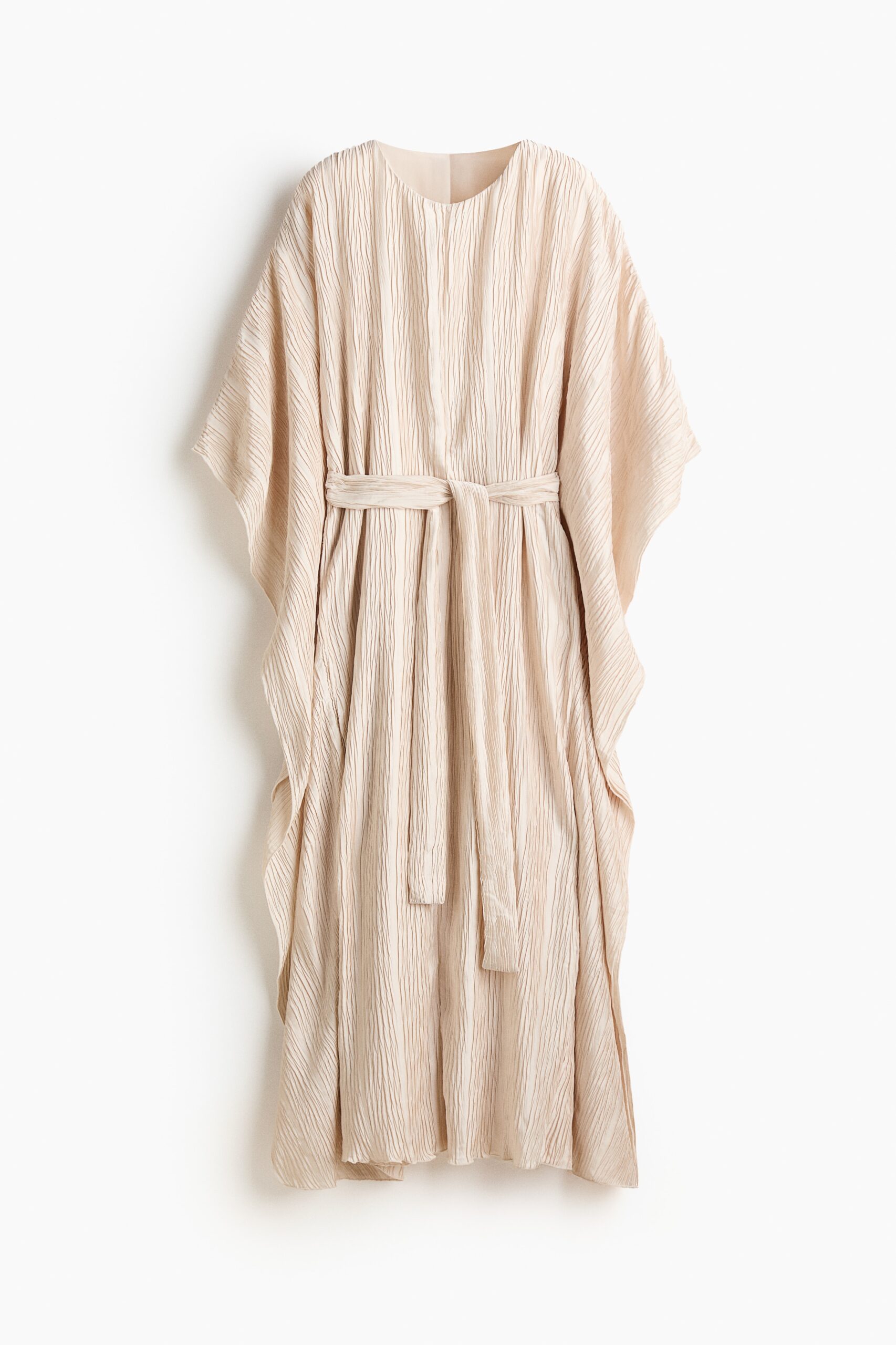 H & M - Kaftanjurk met strikceintuur - Lichtbeige H & M - Kaftanjurk met strikceintuur - Lichtbeige
