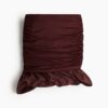 H & M - Gedrapeerde rok - Bordeauxrood
