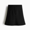 H & M - Uitlopende rok - Zwart
