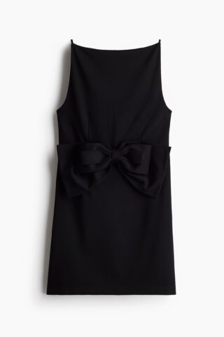 H & M - Strappy jurk met strik - Zwart