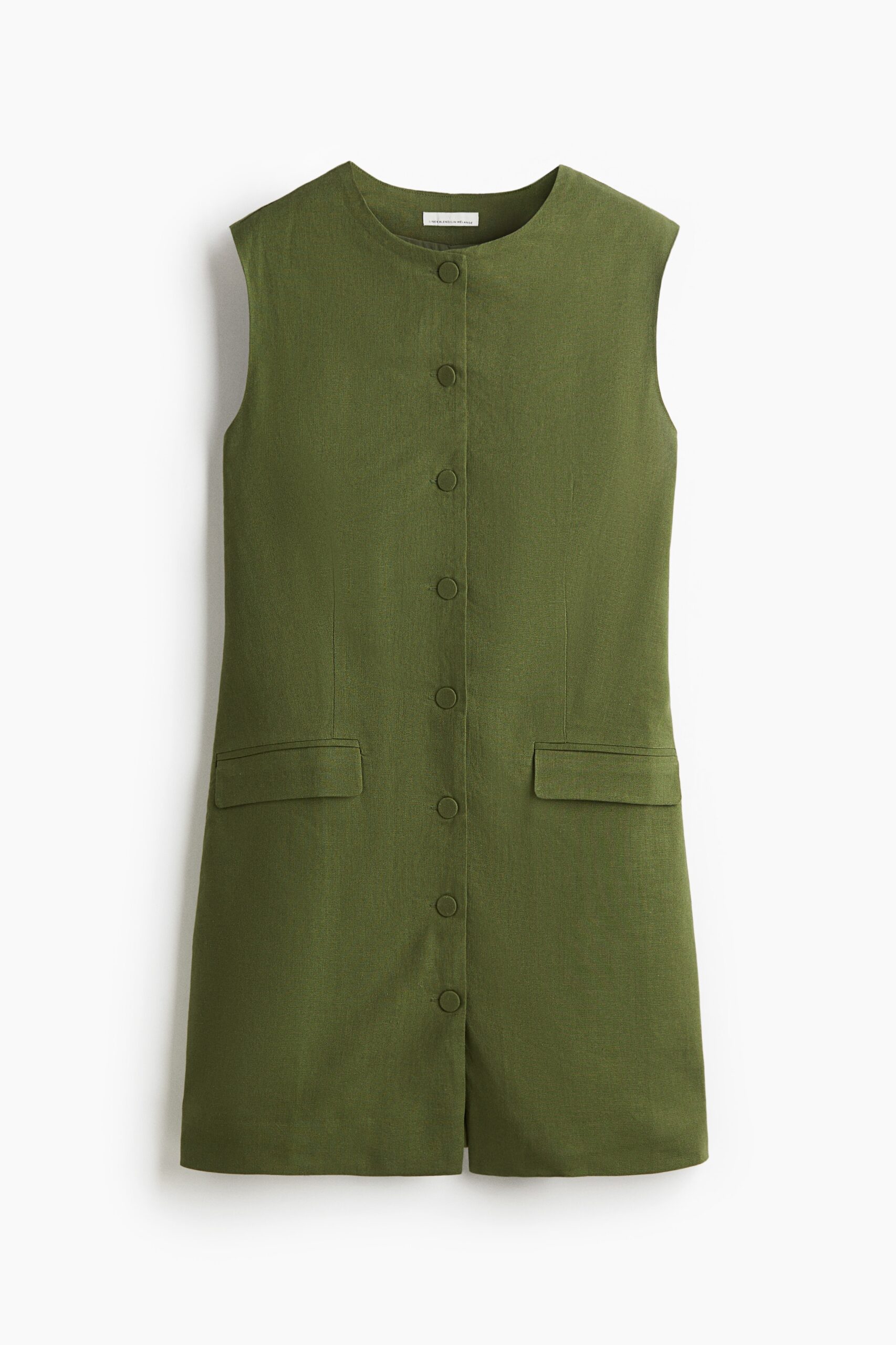 H & M - Giletjurk - Donkergroen