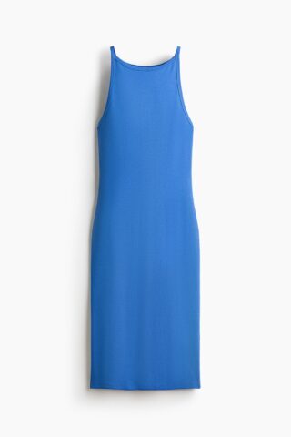 H & M - Katoenen bodyconjurk - Blauw