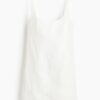 H & M - Mini-jurk met borduursel - Wit