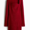 H & M - Gebreide mini-jurk - Donkerrood